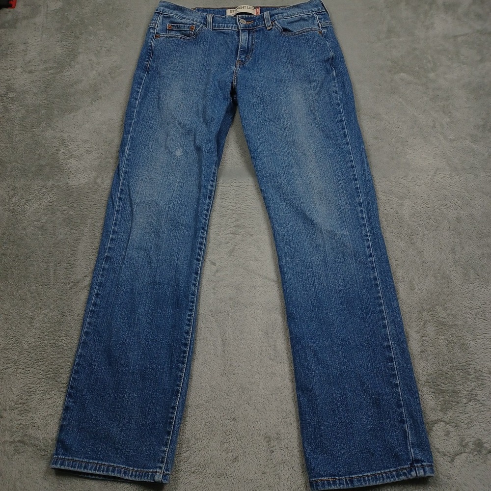 Levis 505 Jeans Womens 6 Blue Blue Denim Straight Pockets Casual Vintage
